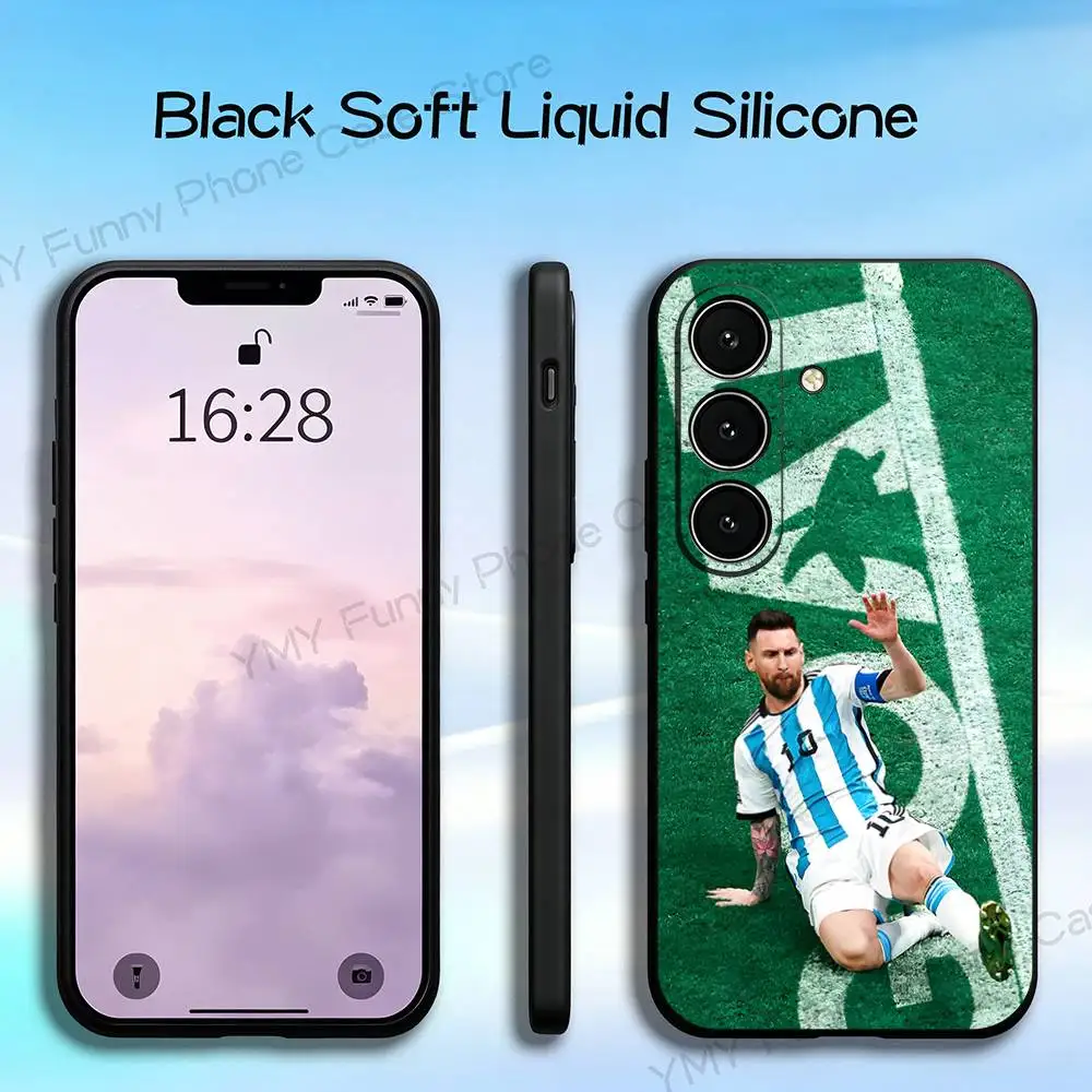 Фото Силиконовый чехол для телефона Soccer 2026 10 L-Lionel M-Messi для Samsung S24 22 20 23 21 20 Ultra Plus Lite 5G с принтом №1