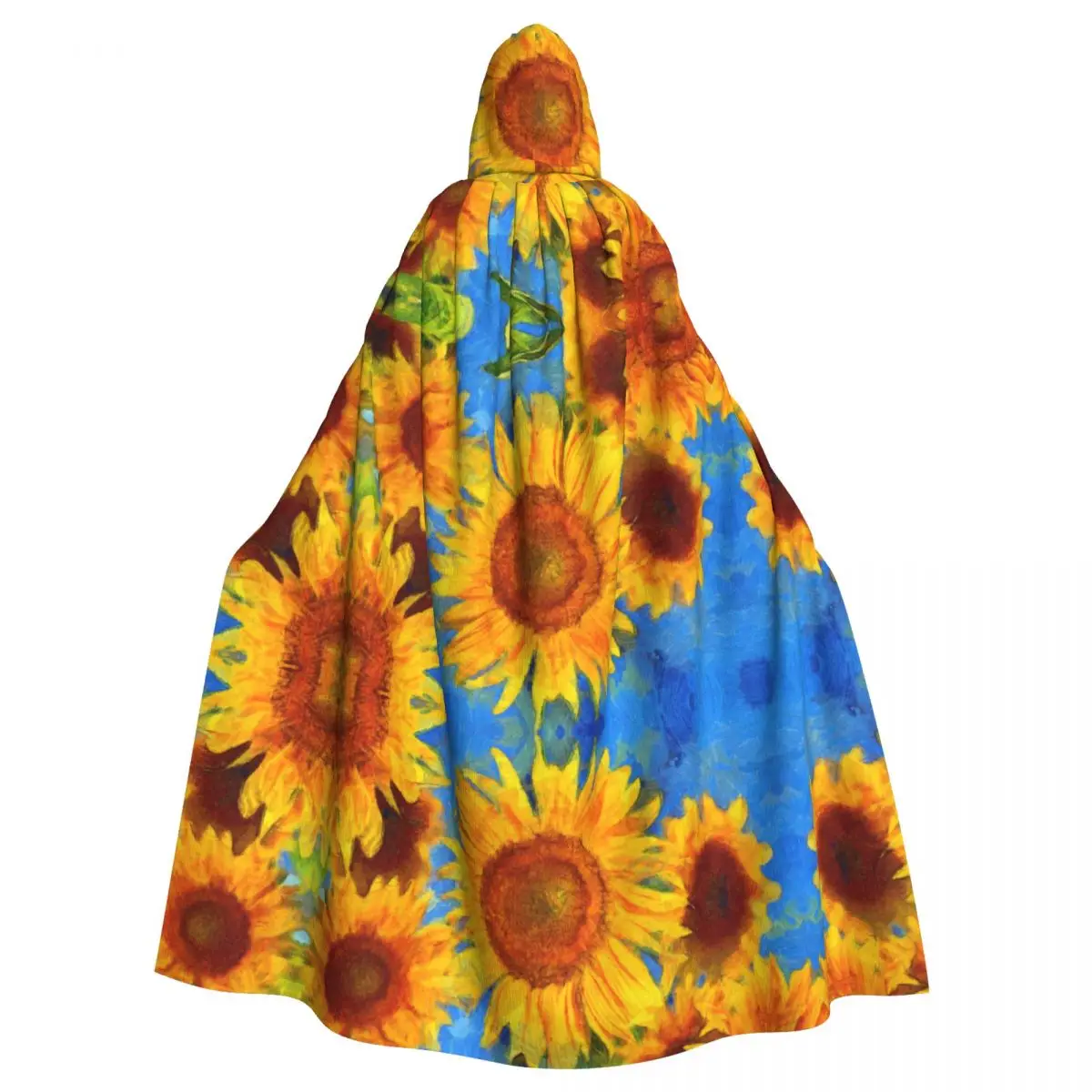 

Hooded Cloak Unisex Cloak with Hood Vincent Van Gogh's Sunflowers Cloak Vampire Witch Cape Cosplay Costume