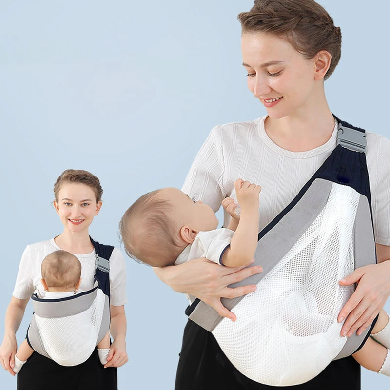 

Baby Carrier Newborn Sling Wrap Mesh Carriers Baby Carrier 0-36M Multifunctional Four Seasons Front Holding Carrying Belt