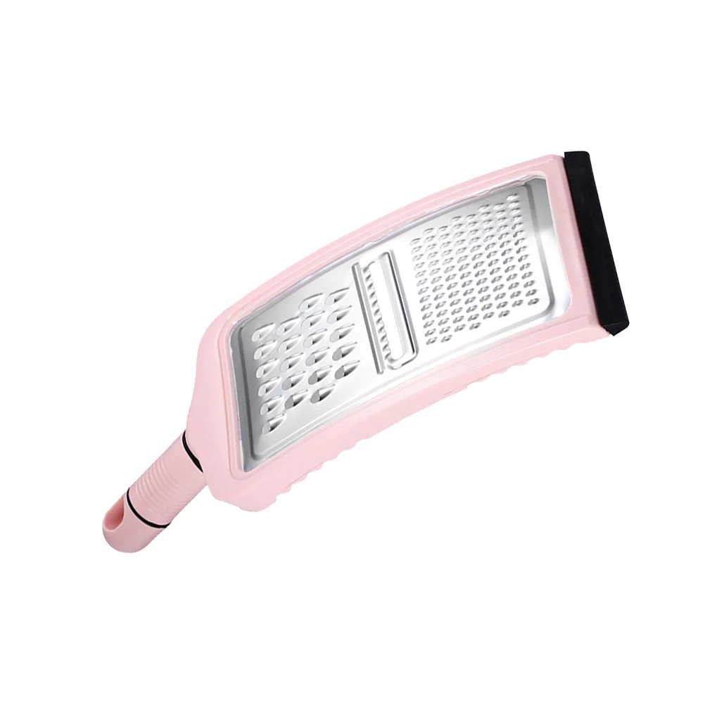 

Kichen Stainless Steel Grater Multi-function Vegetable Cutting Tool Creative Slicer (Pink)