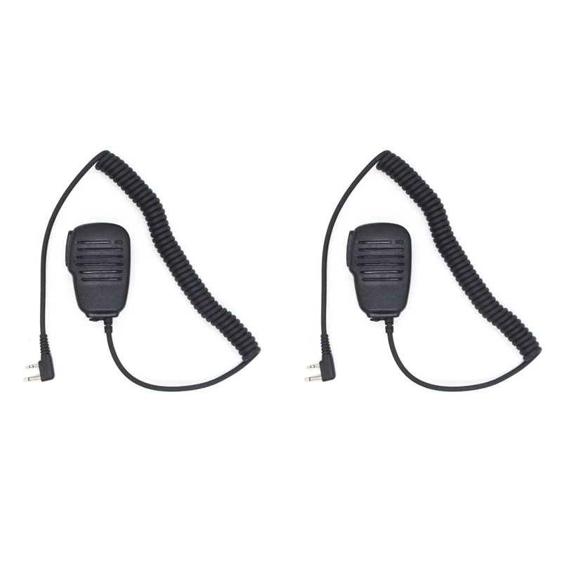 

2X Shoulder Remote Speaker Mic Microphone PTT For ICOM IC-V8 V85 IC-F21 F20 F3 F4GS
