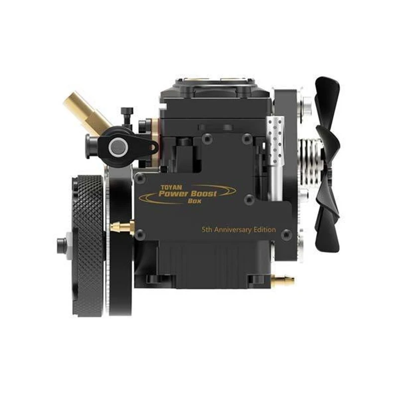 Двигатель Toyan с водяным охлаждением FS-S100AT 4-тактный прозрачный нитро-метаноловый