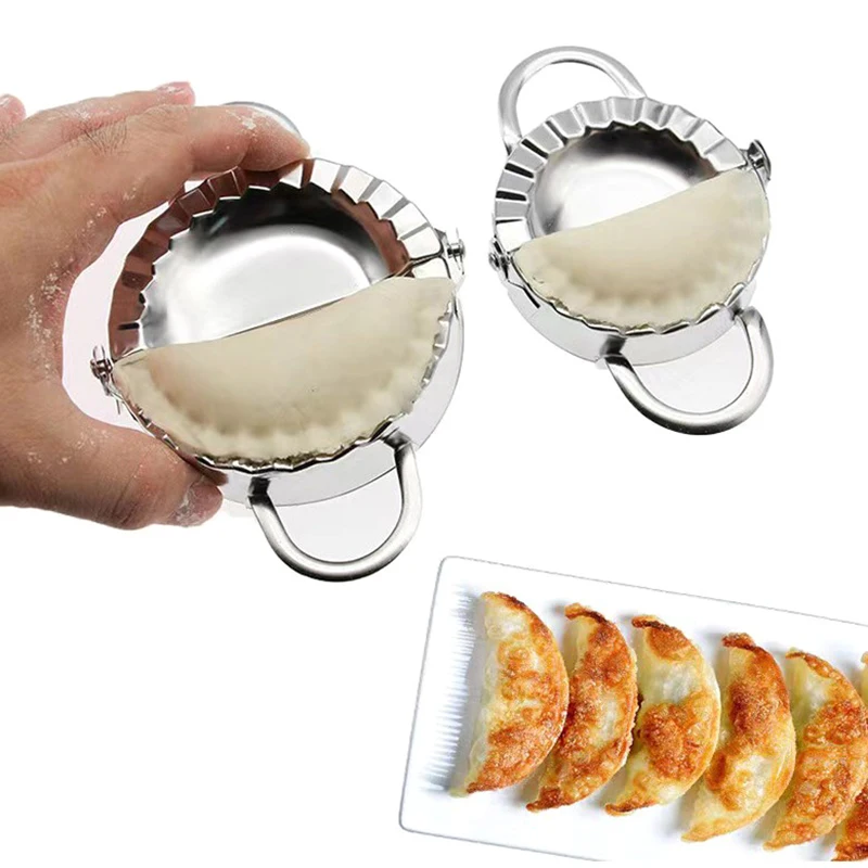 Stainless Steel Dumpling Maker Skin Mold Ravioli Press Pie Making Wrapper Pastry Kitchen Accessories