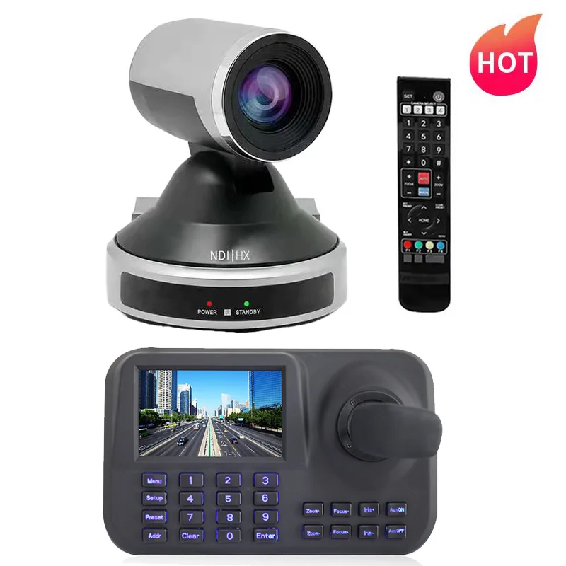 

G20B1 Hot Broadcast Bundle= vMix IP Joystick Controller+NDI 20X PTZ Stream Camera sdi+hdmi+lan+usb+poe Video Conference Camera