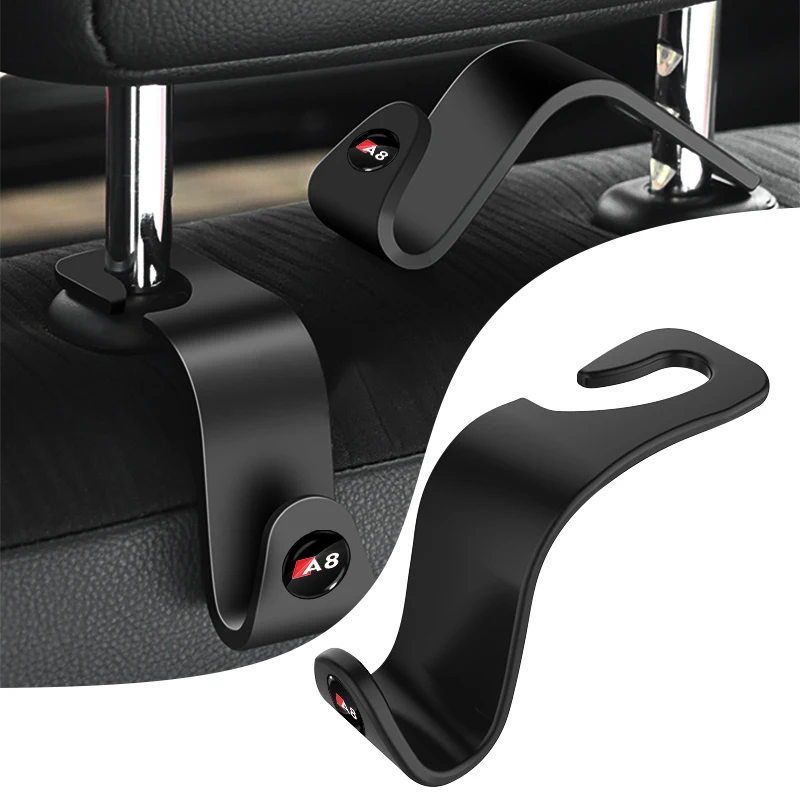 

1/2pcs Car Seat Hook Rear Interior Portable Hanging Bag Holder for Audi A8 A5 A6 C5 C6 C7 A7 A1 A3 A4 B5 B6 B7 B8 B9 D3 Q3 Q5 Q7