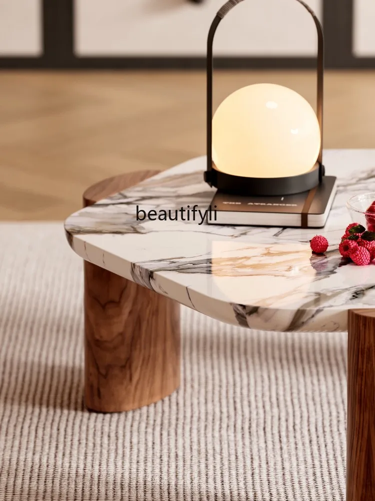 Кофейный столик из массива дерева в стиле ретро классический дизайнерский