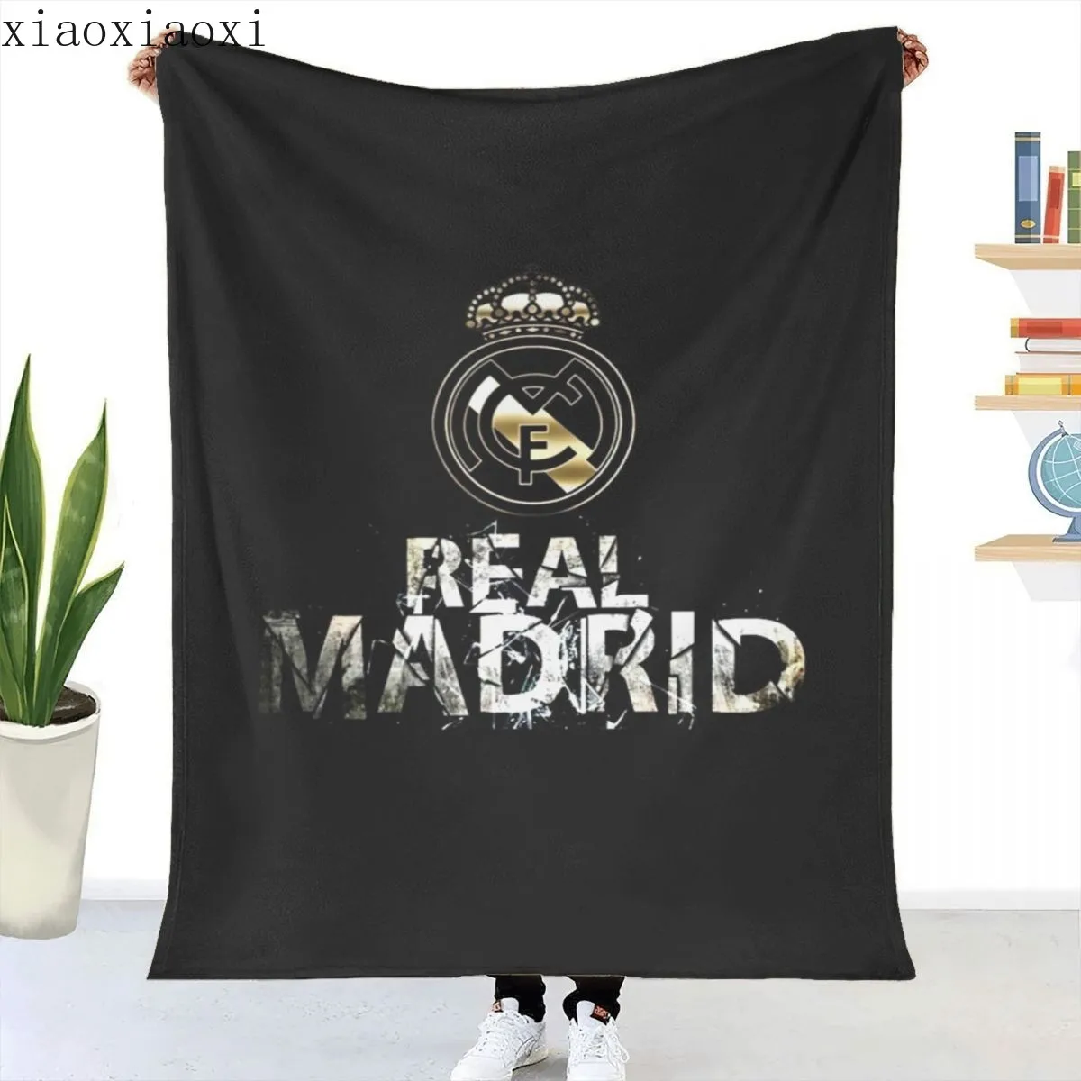 Спортивное одеяло с принтом в виде футбольного мяча 3d из натурального дерева