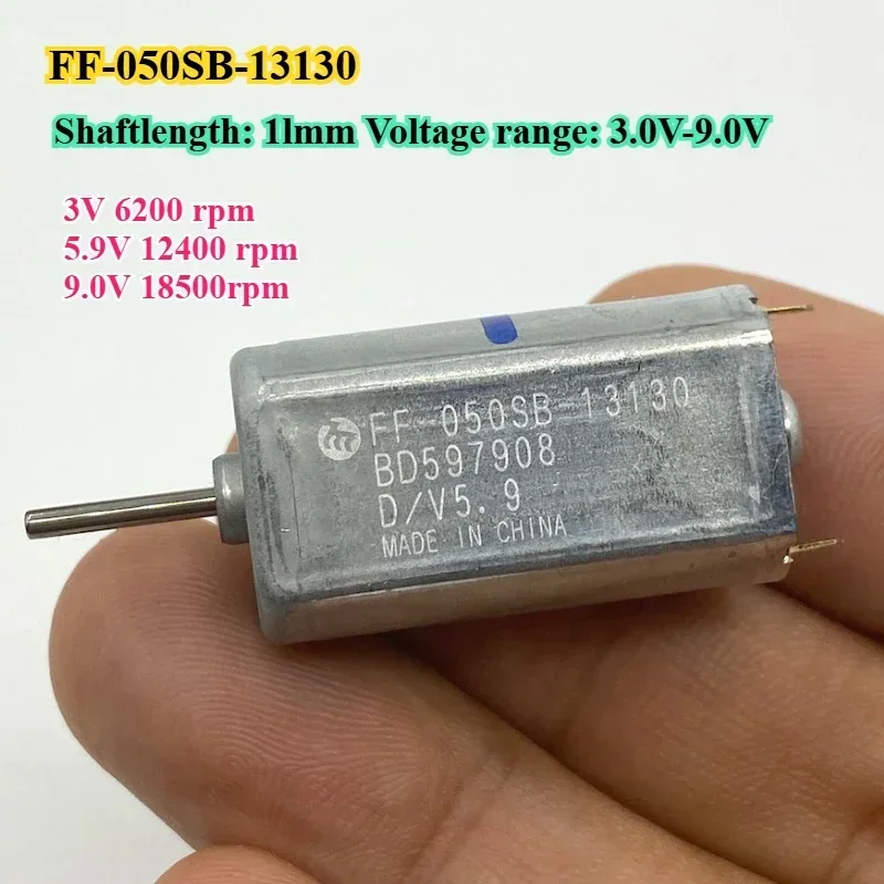 

Mabuchi FF-050SB-11170/13130/2622 FK-050SH-07350 Mini Micro 050 Двигатель постоянного тока 1,5 В 2 В 5 В 6 В 7 В 9 В 12 В для автомобильного аудио AV электрический замок