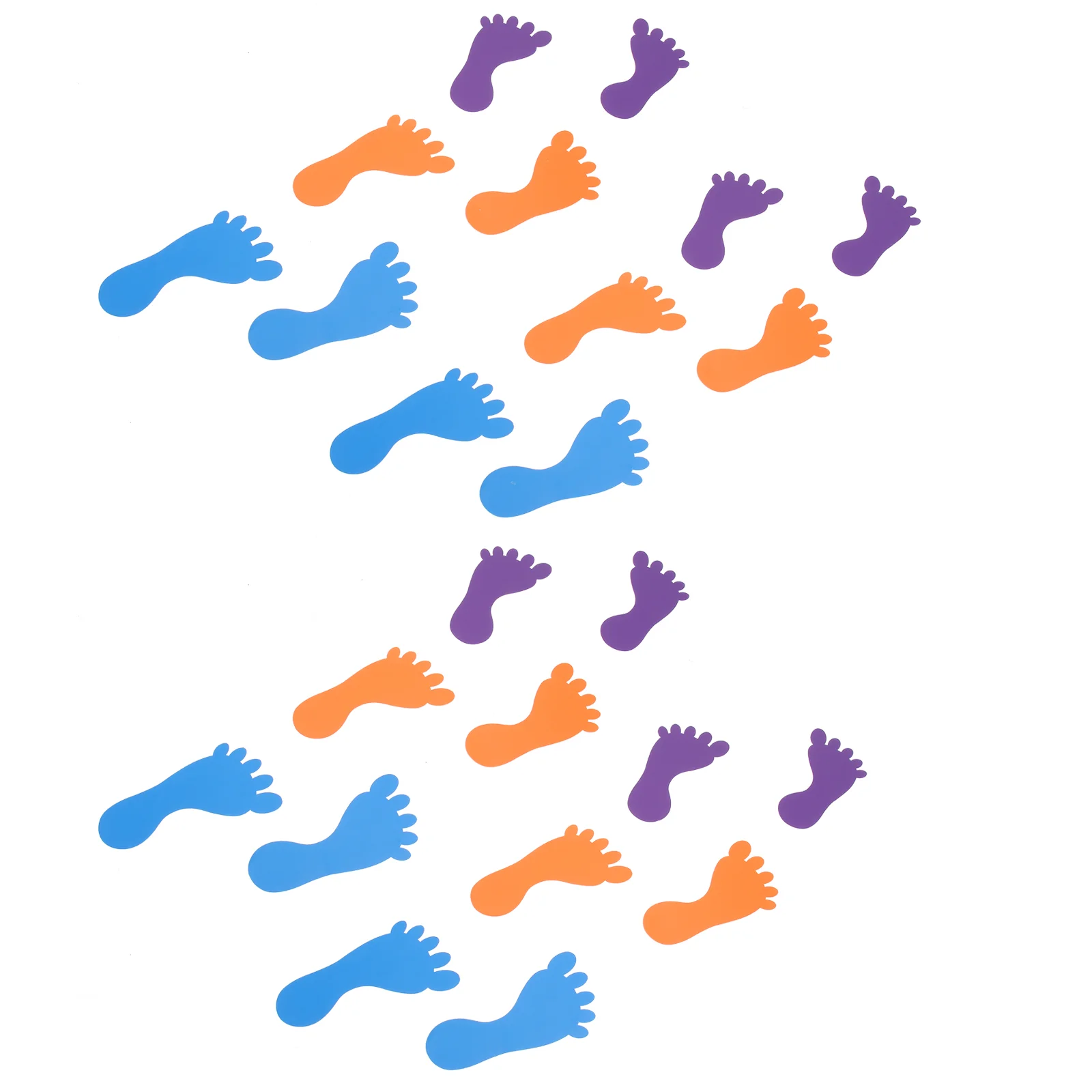 

Stickers Footprint Floor Kidsdecal Feet Footprints Sticker Decals Adhesive Bathroom Party Decoration Room Shoes Foot Shoe Wall