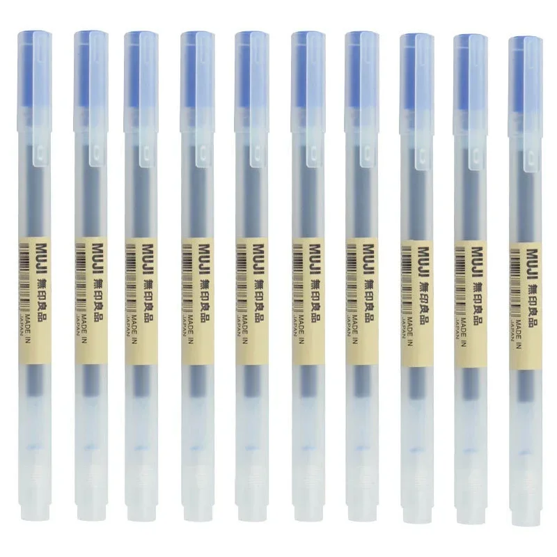 

Гелевые ручки MUJI черные/синие 0.38/0.5 мм