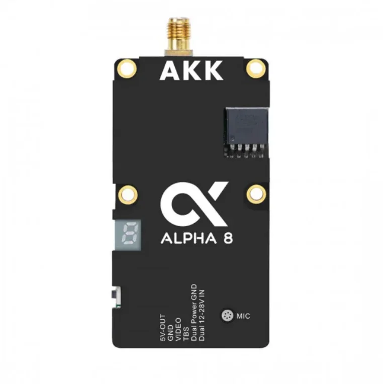 AKK Alpha 8 Вт VTX — 5 ГГц 80 каналов 3 1 переключаемый FPV видеопередатчик