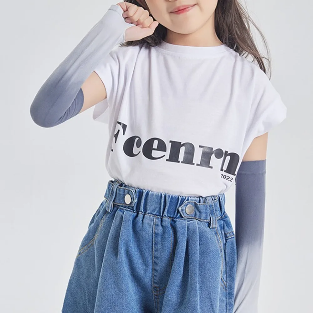 Рукава для рук из полиэстера вискозы эластичные рукава спандекса с градиентом