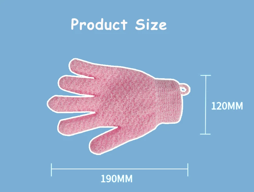 1pc Shower Bath Scrub Gloves Body Brush Removal Dead Skin Wash Cleaning Exfoliate Peeling Glove Bathroom Care Tools |