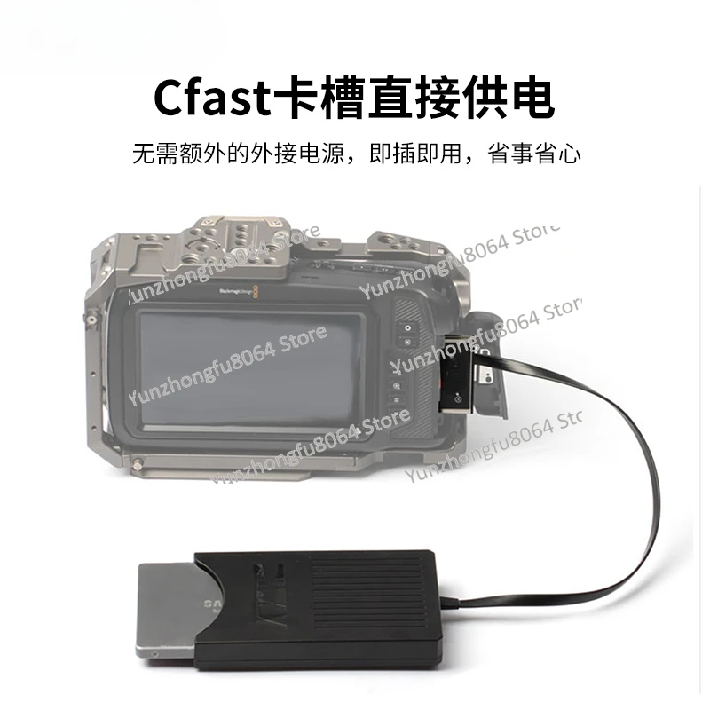 Конвертер CFast в SSD KOMODO ZCAM BMD BMPCC 4K 6K PRO