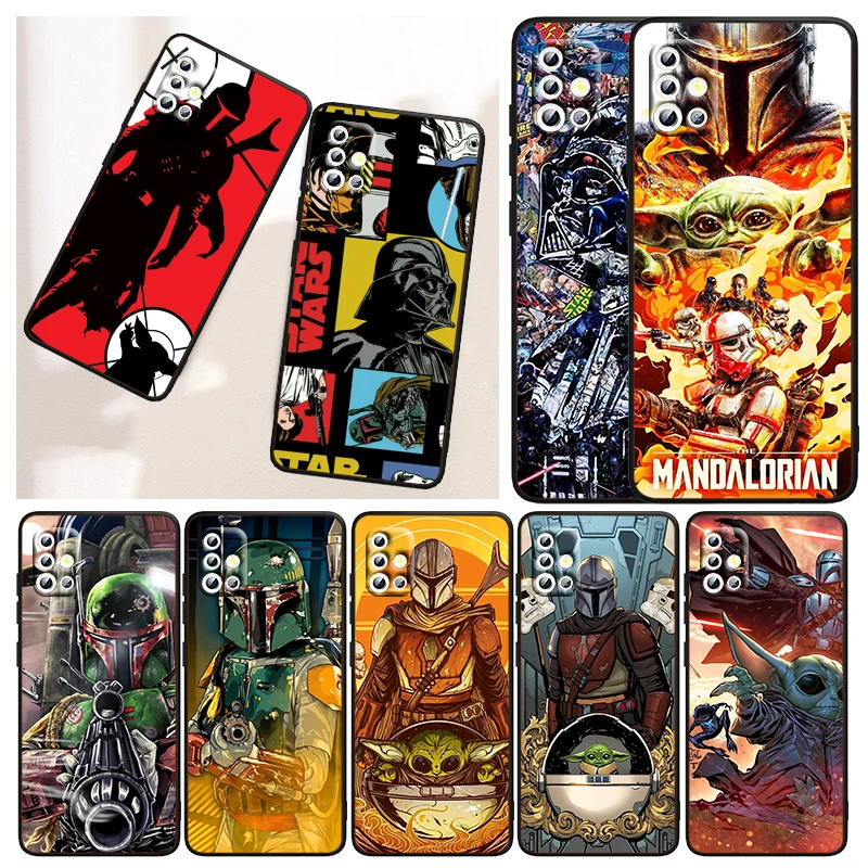 

Hot Jedi Knight Star Wars For Samsung S21 S20 FE A50 A30 A73 A71 A53 A52 A51 A33 A32 A22 A03S A03 A02S A31 Black TPU Phone Case