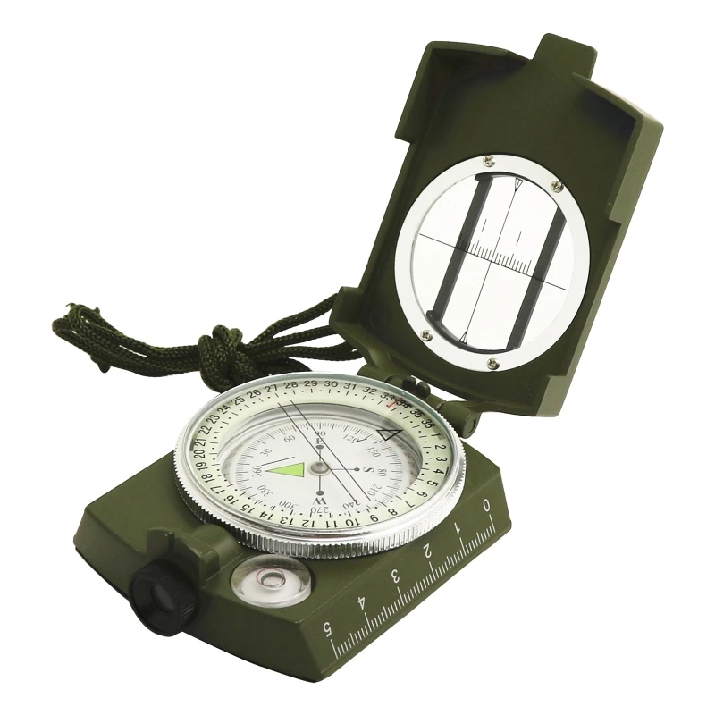 

Lensatic Sighting Compass Orienteering Lensatic Compass,Waterproof Navigation