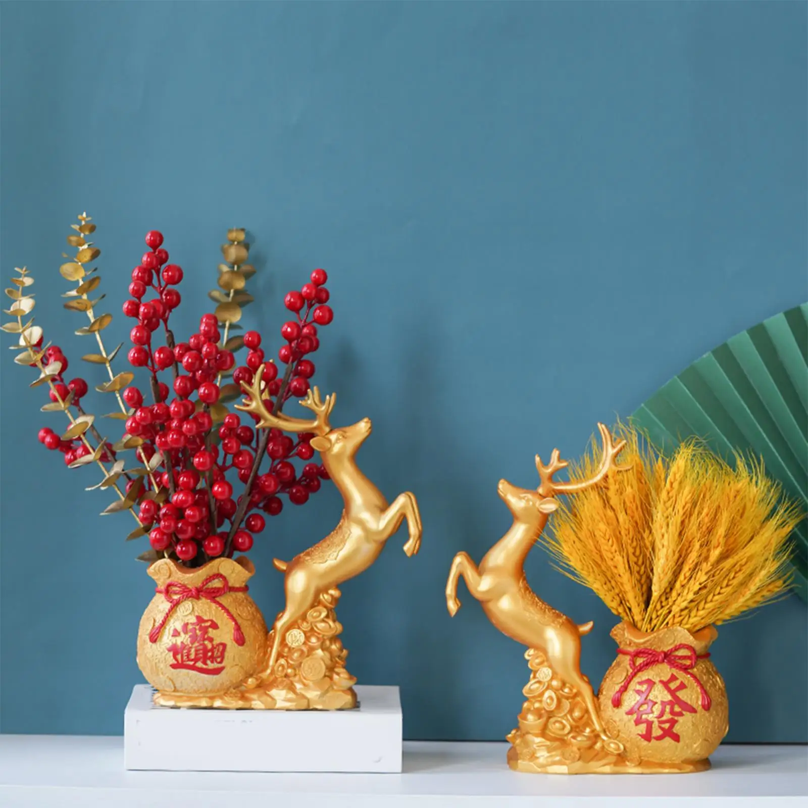 

Креативная ваза для цветов, статуэтка оленя, декоративная фигурка, поделка для домашней комнаты