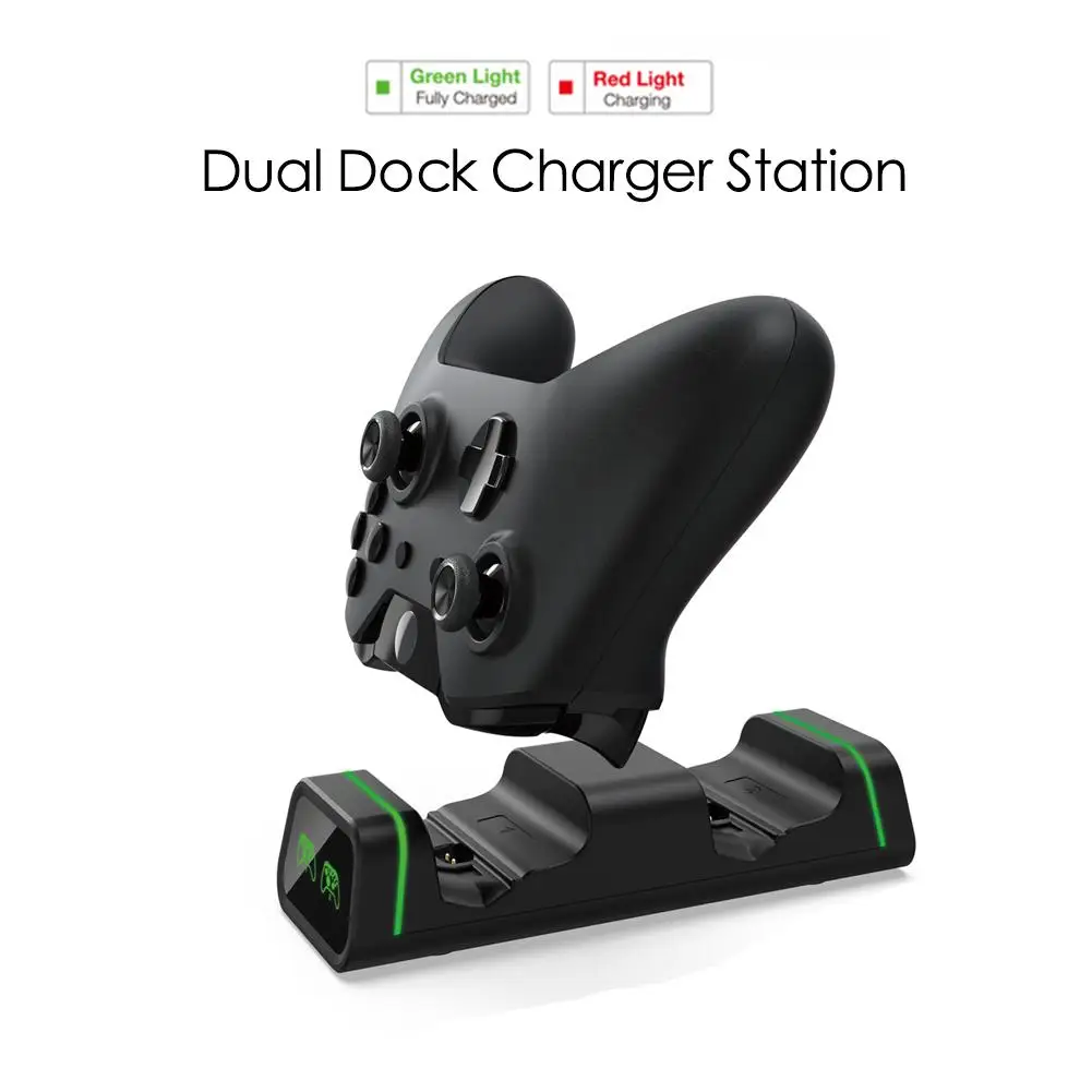 

Dual USB Charger Dock Charging Station Stand Cradle for Xbox One X S Controller with Sufficient Durability and Ruggednes