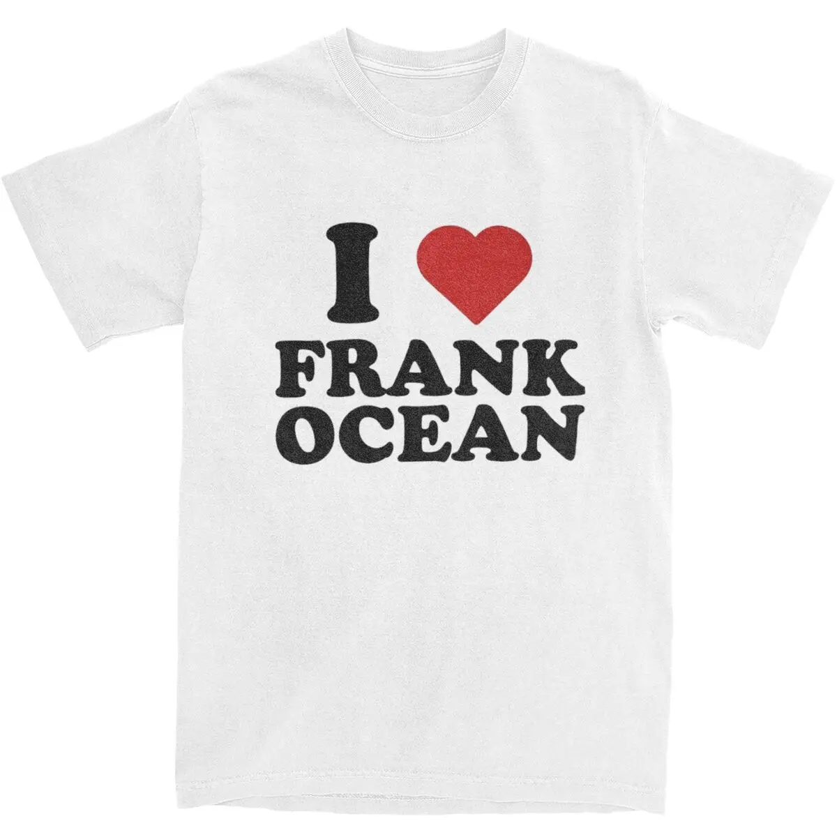 Футболка I Frank с сердечками футболки в стиле хип-хоп принтом океана Винтажная