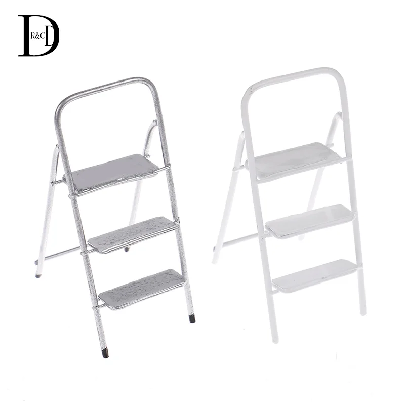 

1:12 Dollhouse Miniature Furniture Ladder Doll House Mini Furniture Ladder Model Garden Scene Accessories