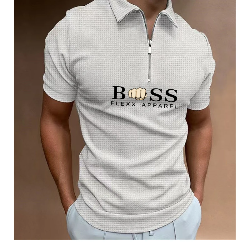 Лидер продаж 2022 полосатые рубашки-поло пляжные повседневные деловые