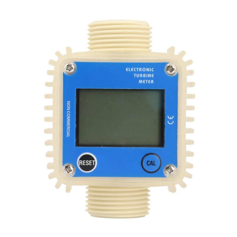 

K24 Flowmeter Urea Chemical Flowmeter Turbine Digital Display Flowmeter Impeller Flowmeter External Thread 1 Inch