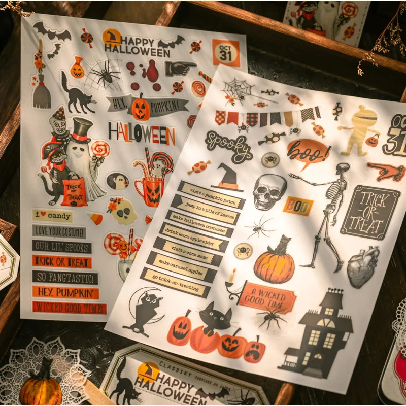 

На Halloween стикеры 2 листа