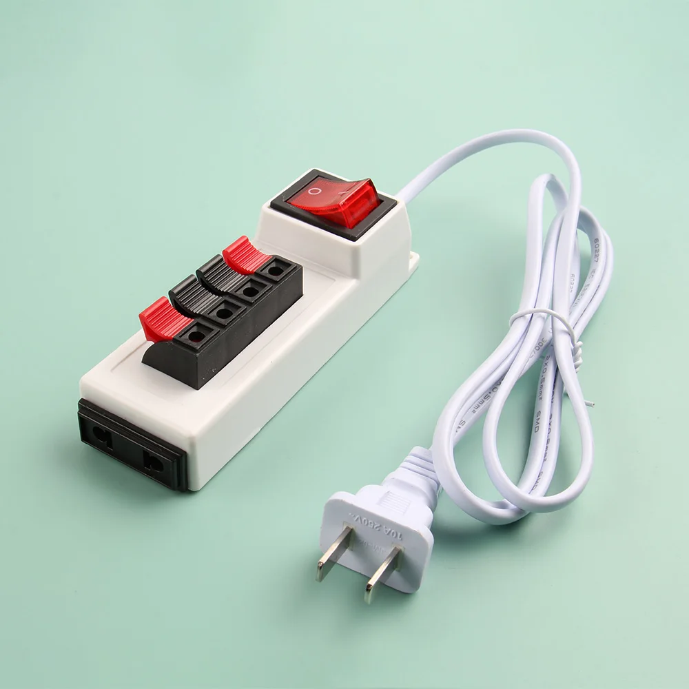 

Розетка с удлинителем и зажимами для быстрого тестирования электроники