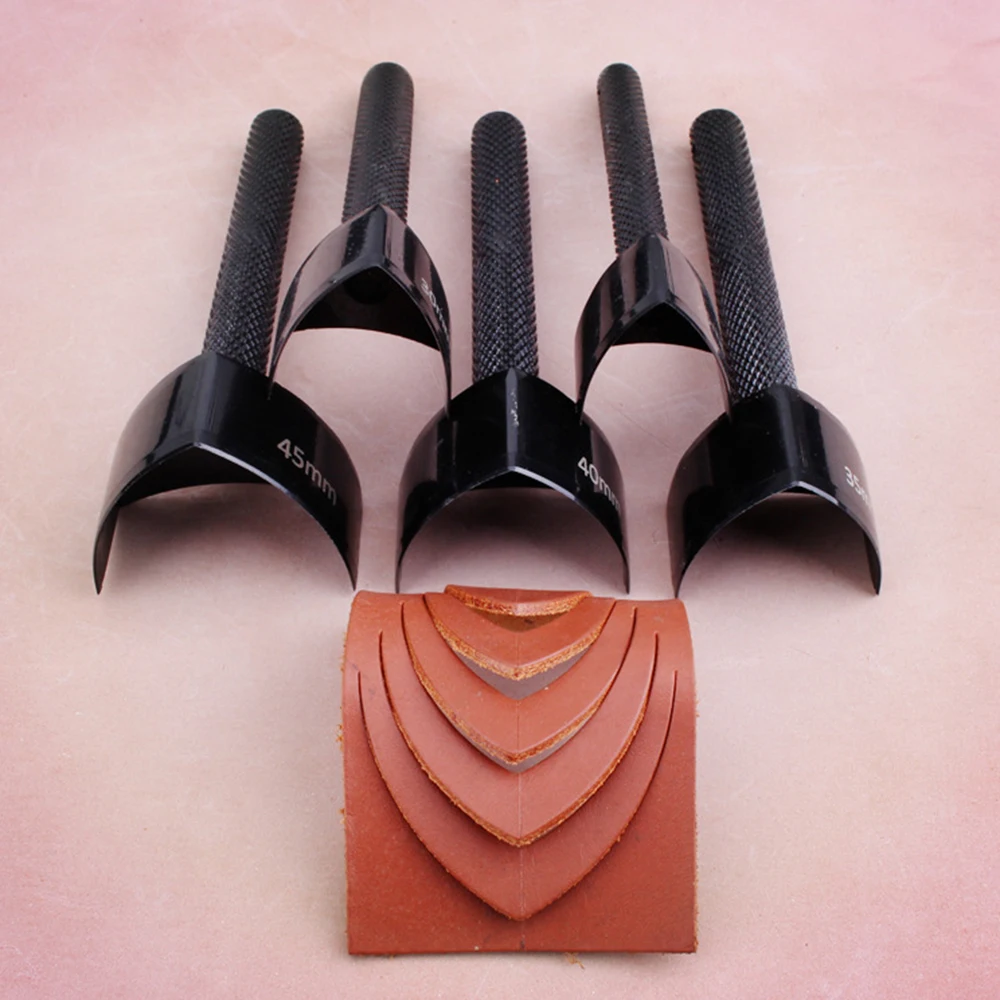 

Leather Belt end Cutter Punch Cutting V-shape/ Square/ Semicircle DIY Leather band corner cutter kits size 20/25/30/35/40/45mm