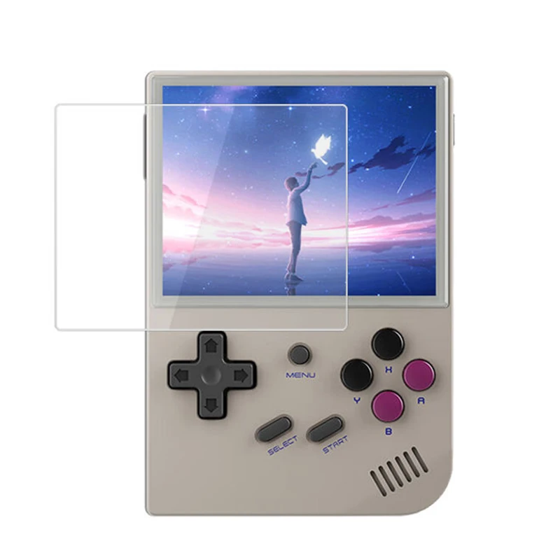 HD закаленное стекло для Anbernic RG35XX Ультра прозрачная Защита экрана для RG 35XX полное покрытие защитная пленка на переднюю панель