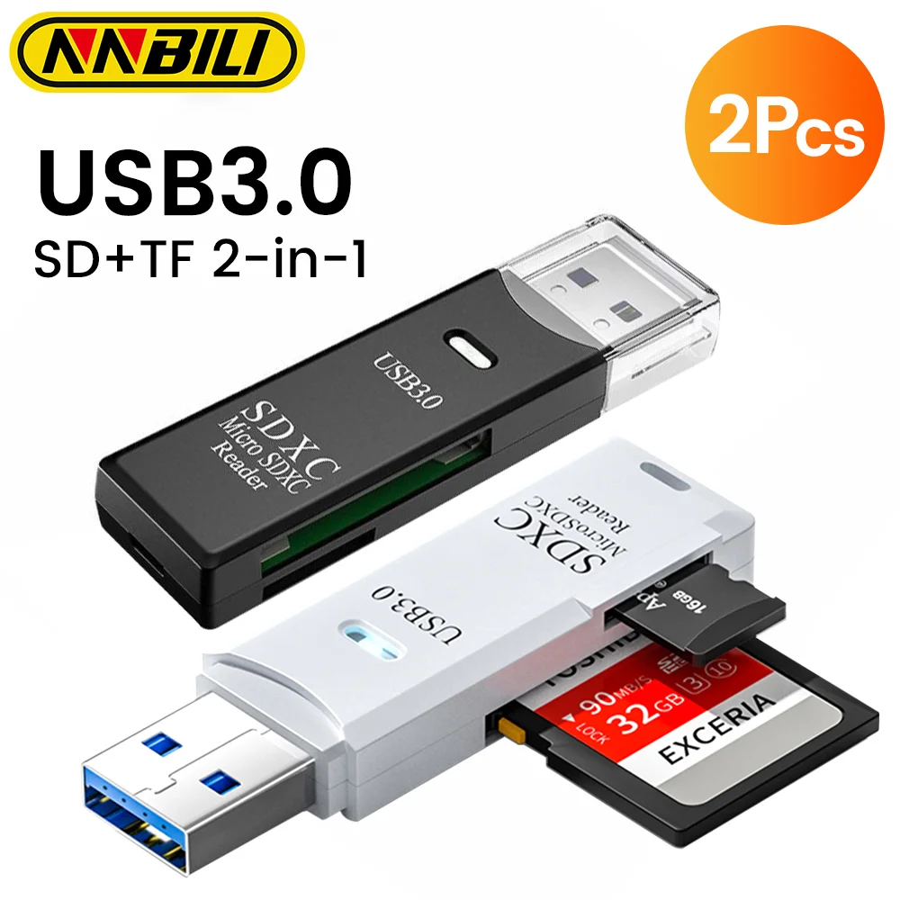 Устройство для чтения 2 IN1Card Reader USB 3 0 To Micro SD TF карт высокоскоростной кардридер