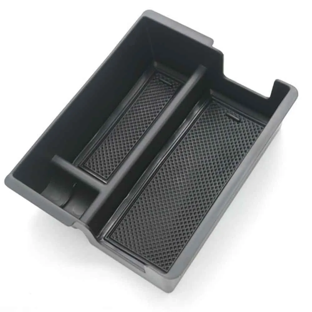 

Useful Storage Box 1PCS ABS Plastic Accessories Black Center Console Armrest