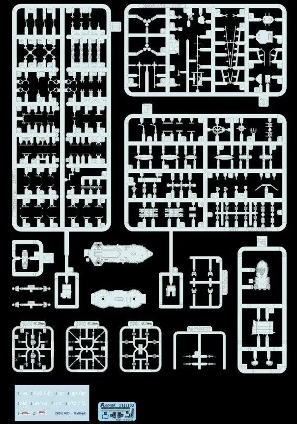 Flyhawk FH1103 1/700 HMS Legion 1941 г. — комплект масштабной модели