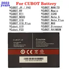 100% Новый оригинальный аккумулятор CUBOT для CUBOT J9 P40 R9 R11 X19 P20 Note S Note Plus MAX Dinosaur X18 Plus RAINBOW NOVO MANITO ECHO