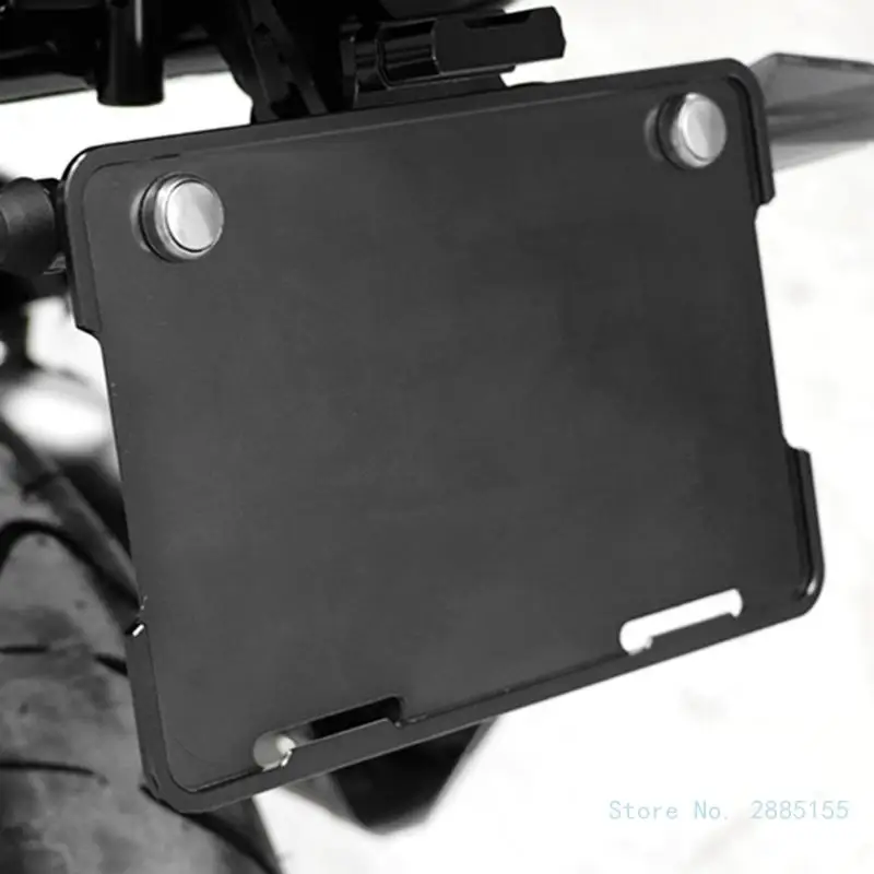 

Рамка номерного знака, мотоциклы, модель, черный тяжелый алюминиевый кронштейн, универсальный для мотоцикла, квадроцикла, скутера