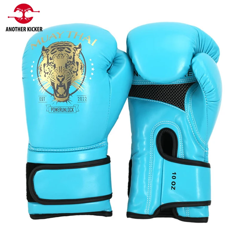 

Boxing Gloves PU Leather Muay Thai Glove 8 10 12 14 oz Guantes De Boxeo Free Fight MMA Sandbag Training Glove For Men Women Kids