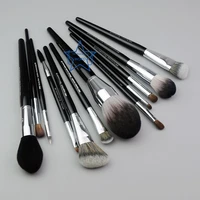 12pc makeup powder foundation blush contour bronzer eyeshadow crease smoky liner eyelash smudge brush profession makeup tool set