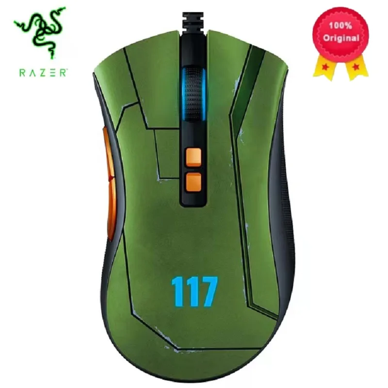 

Razer DeathAdder V2 Esports Wired Game Mouse,20K DPI Optical Sensor 8 Programmable Buttons,Halo Infinite Edition