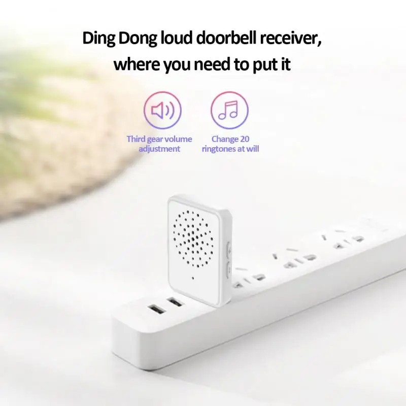 

1000mha Ir Night Video Doorbell Real-time Video Call Smart Doorbell Wireless Door Bell Smart Home Long Battery Life