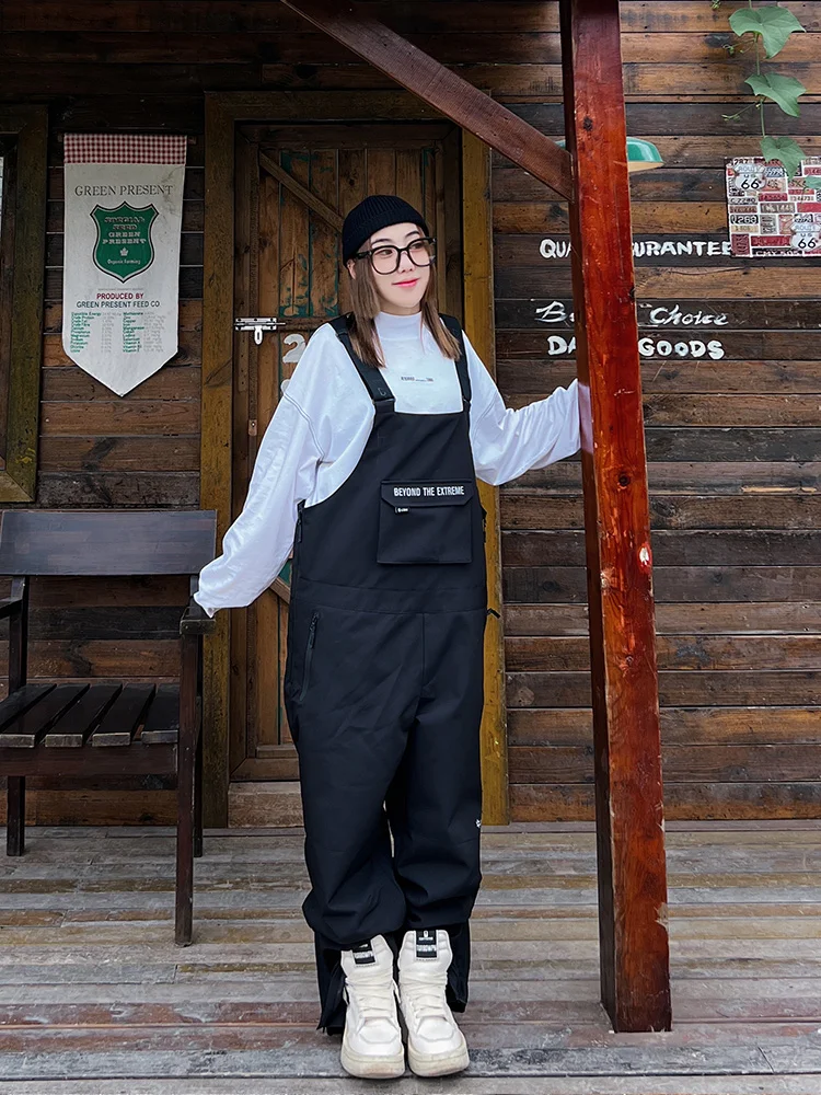 LDSKI Толстые мужские и женские лыжные брюки Комбинезоны для сноуборда