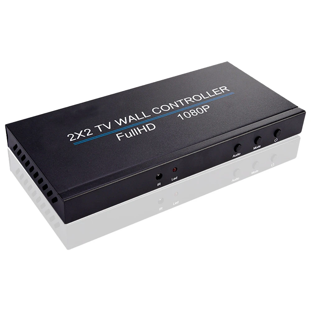 

HD Screen Stitching TV Wall Controller 1x3 1x2 1x4 2x1 3x1 4x1 2x2 Video Wall Processor Multi Monitors Image Splicing Converter