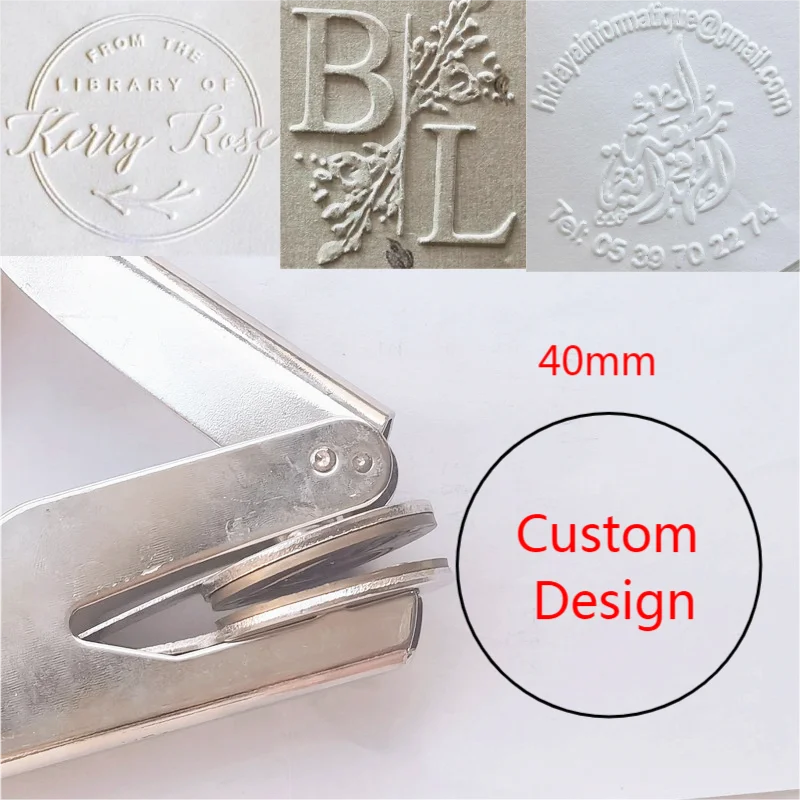 

LOGO Design Custom Embossing Seals /Logo Design Notary Embossing Seals Custom Stamp Diameter less than 40mm both can do