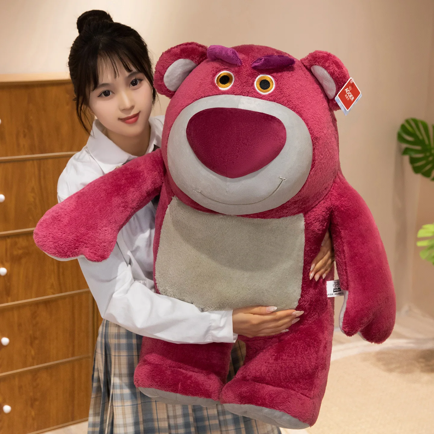 Фото Плюшевая игрушка Disney Pixar Toy Story Lotso Huggin-Bear - мягкая игрушка с ароматом клубники №3