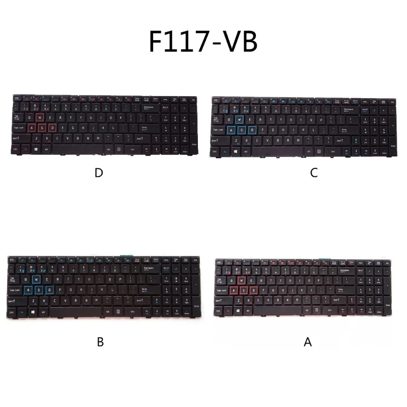 

Английская клавиатура с RGB-подсветкой (без подсветки) для MACHENIKE F117-VB S11 Si3 S6CP, клавиатура для ноутбука thor 911