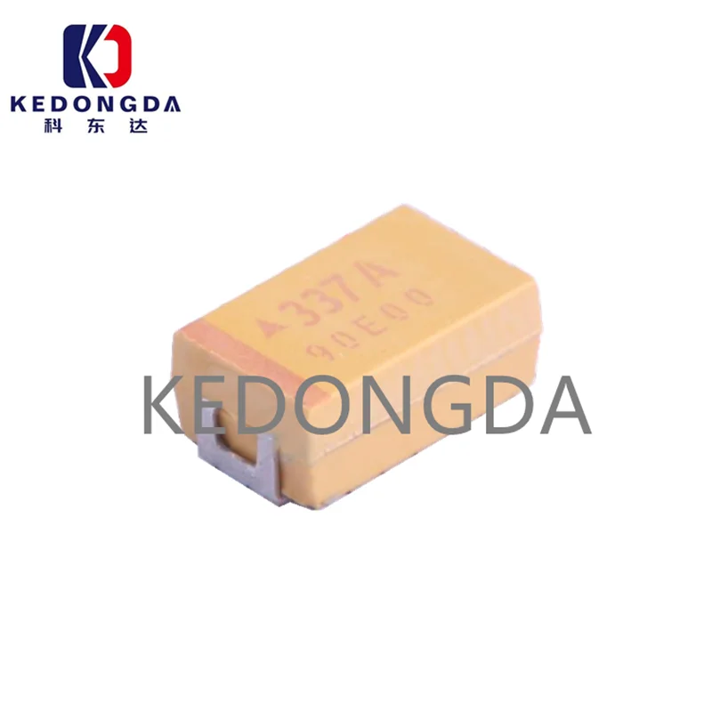 

20PCS Chip Tantalum Capacitor 7343 Type D 10V 330UF 20% TAJD337M010RNJ 2917