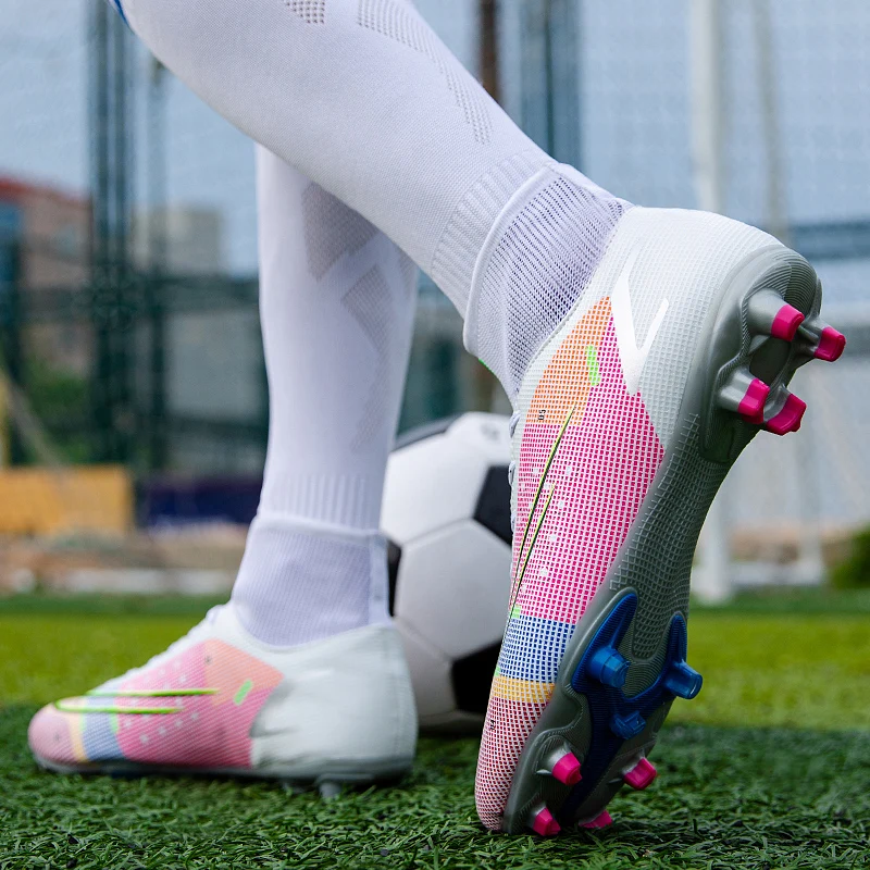 Men's Soccer Shoes Children‘s Football Boots TF/FG Outdoor Grass Proffesional Anti-Slip Soccer Shoes New Arrival 2023 Sneakers