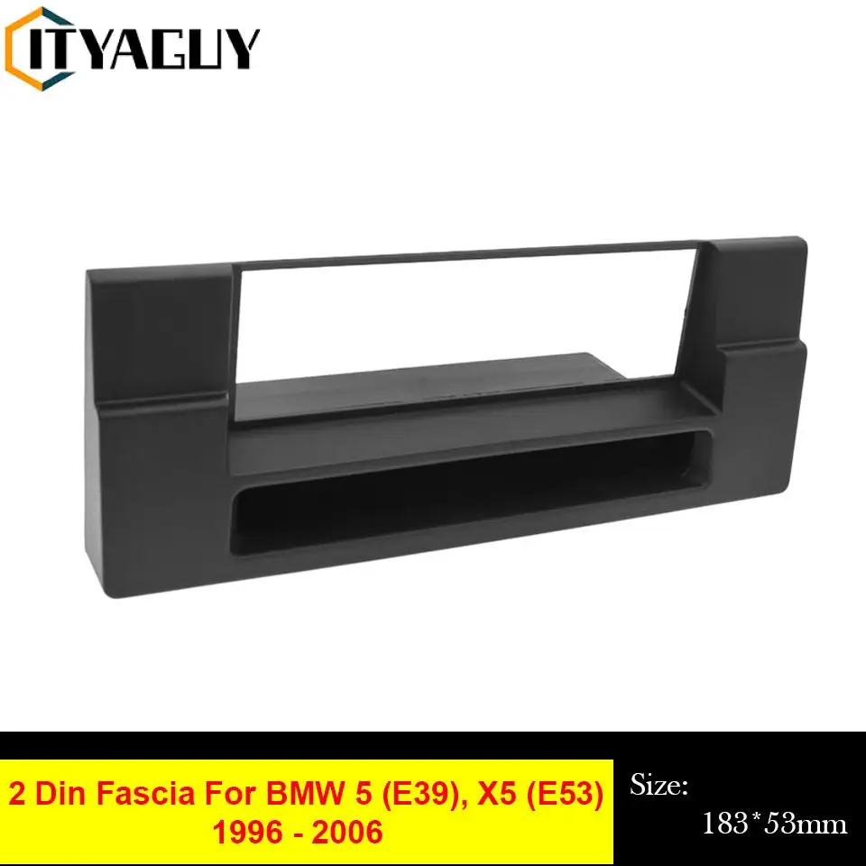 

1Din Audio Radio Fascia For BMW 5 Series E39 X5 E53 1996 - 2006 Stereo Frame Panel Mounting Dash Installation Bezel Trim