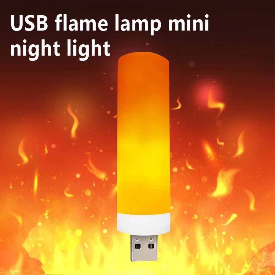USB-лампа 5 в с эффектом пламени