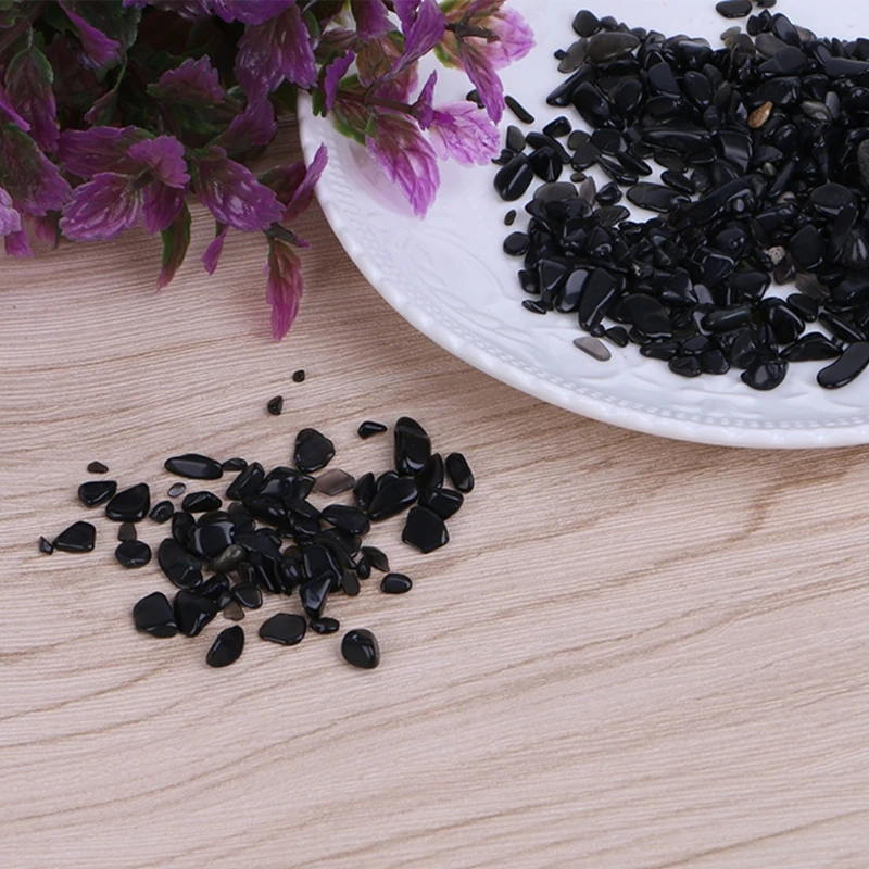 2022 Новинка 50 г натуральный черный турмалин хрустальные камни гравий