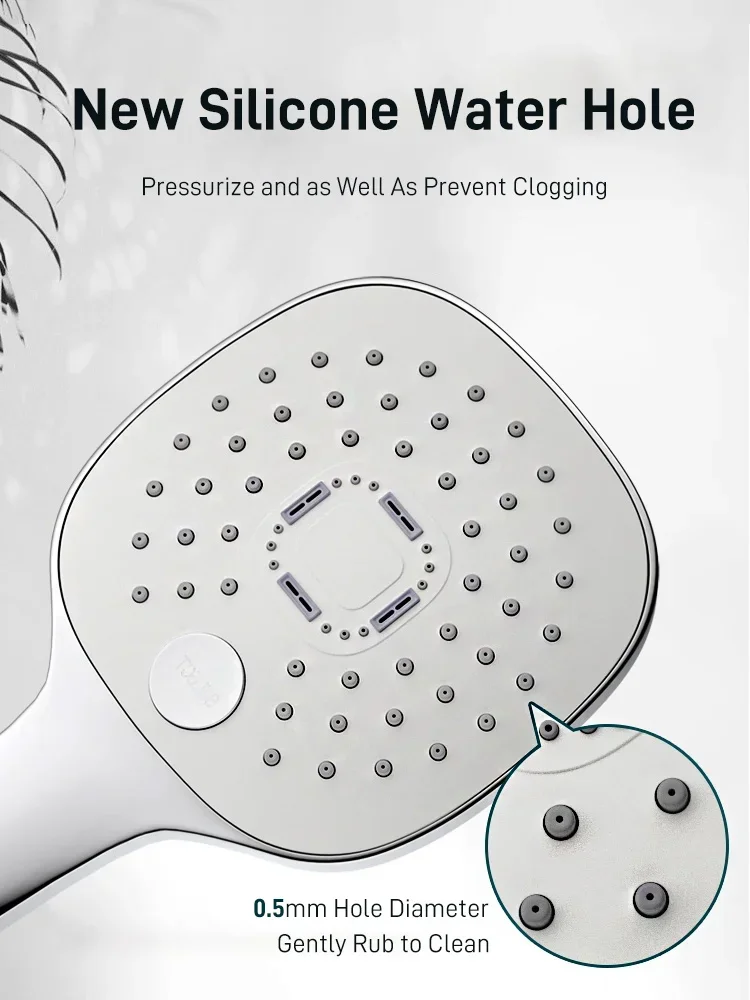 

Большая панельная Лейка для душа в японском стиле герметичный трехфункциональный ручной душ с фильтрующим элементом pod lotus